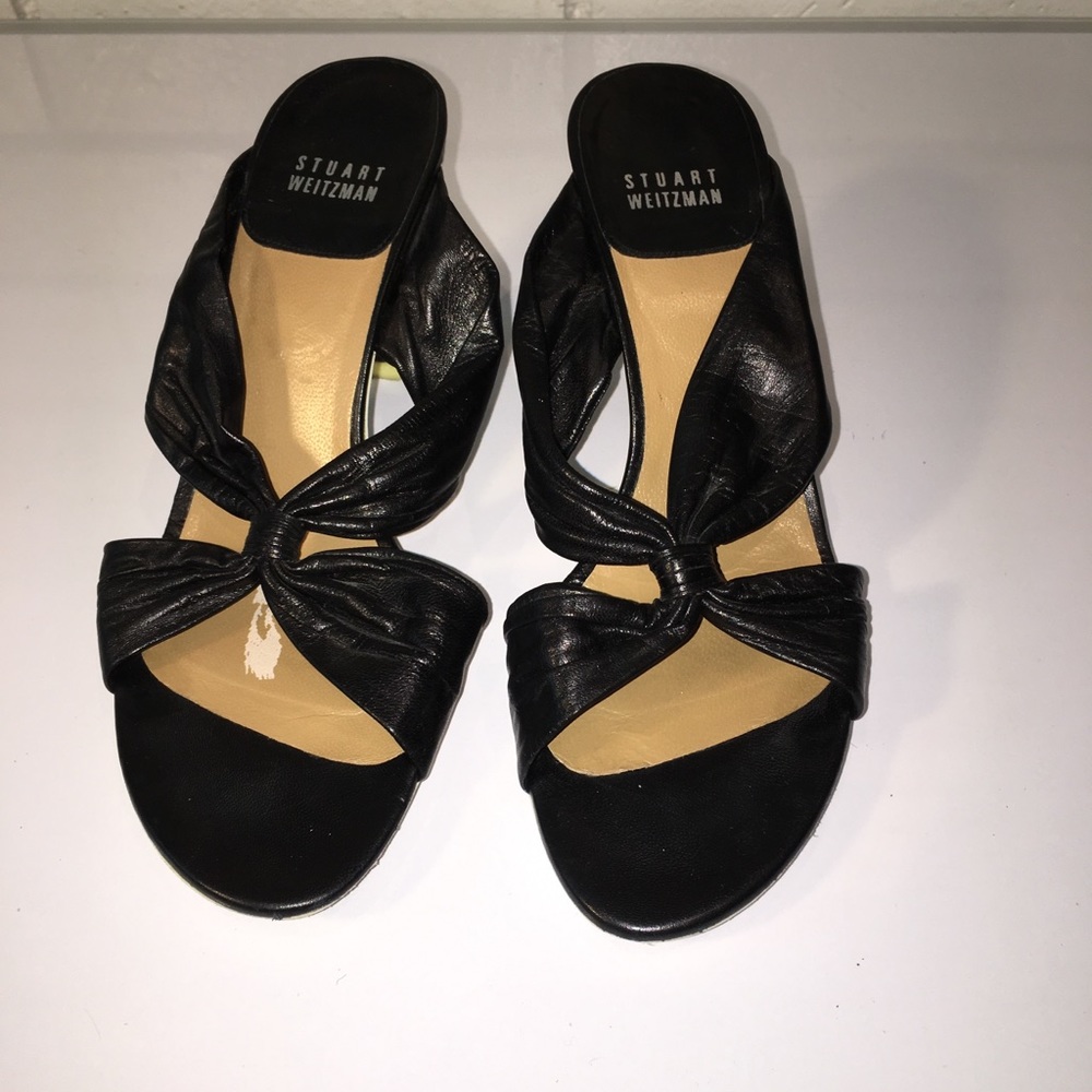 Stuart Weizmann Black Sandals With Heel - image 3